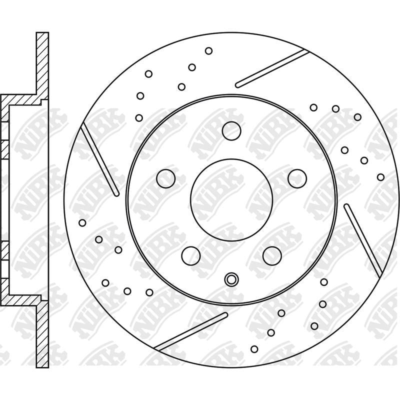NIBK Rotor RN1552DSET 278mm x 10min