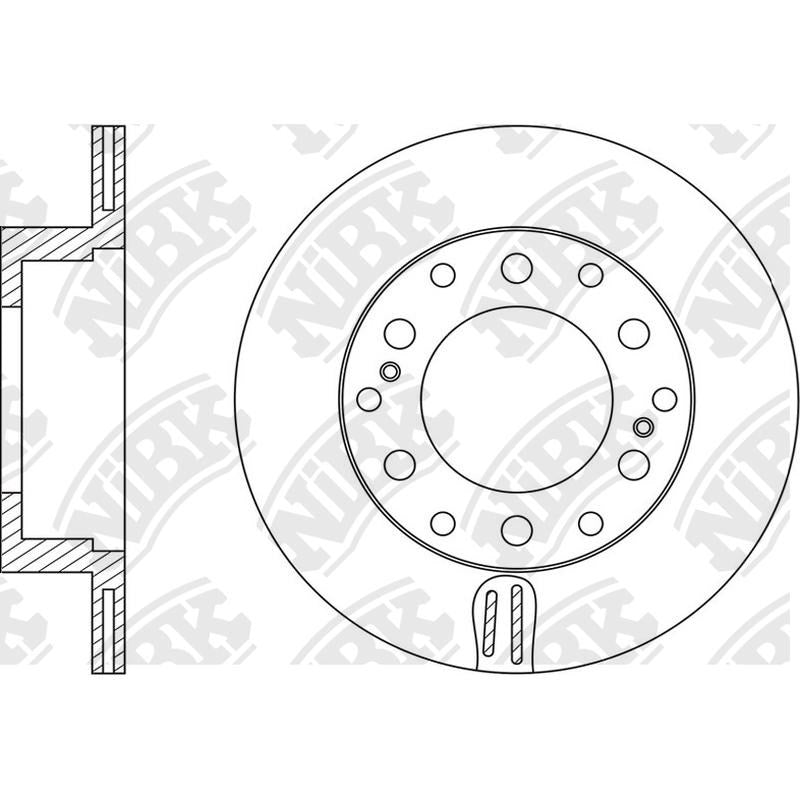 NIBK Rotor RN1553V 312mm x 18min