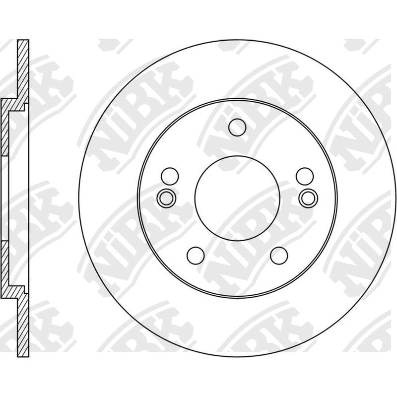 NIBK Rotor RN1556 284mm x 10min