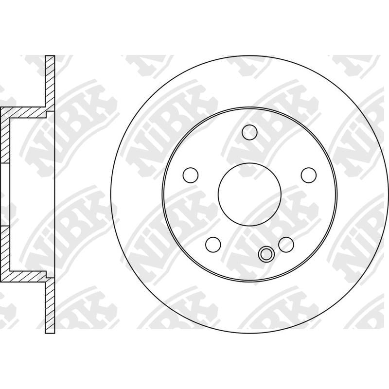 NIBK Rotor RN1559 296mm x 10min