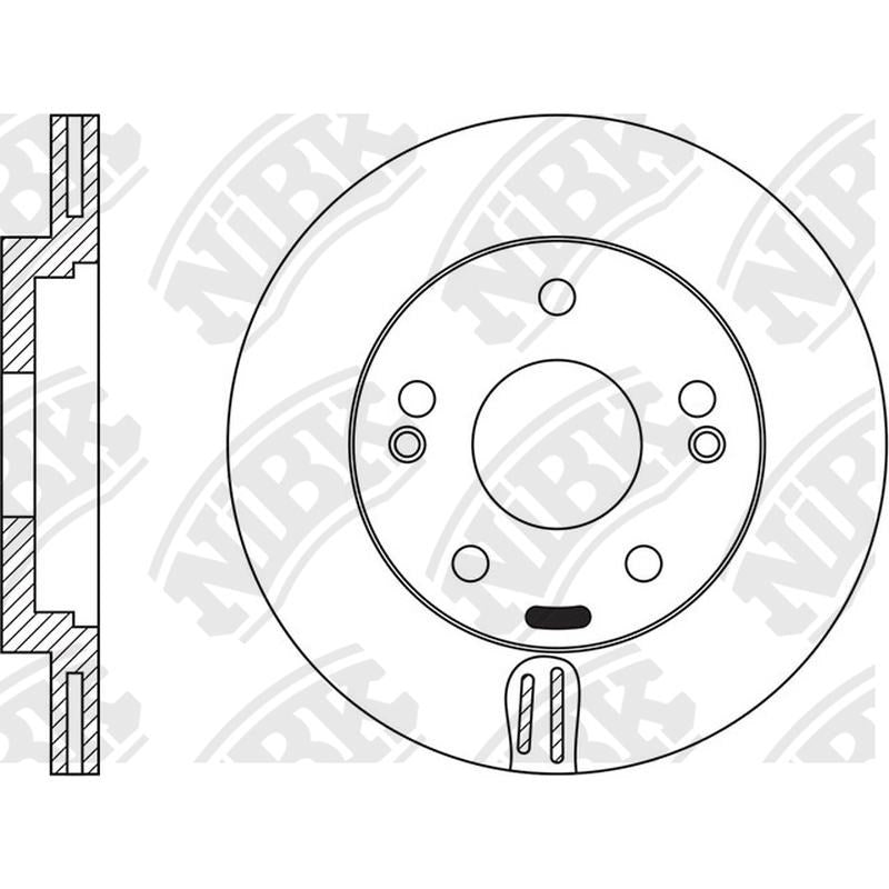 NIBK Rotor RN1562V 280mm x 23min