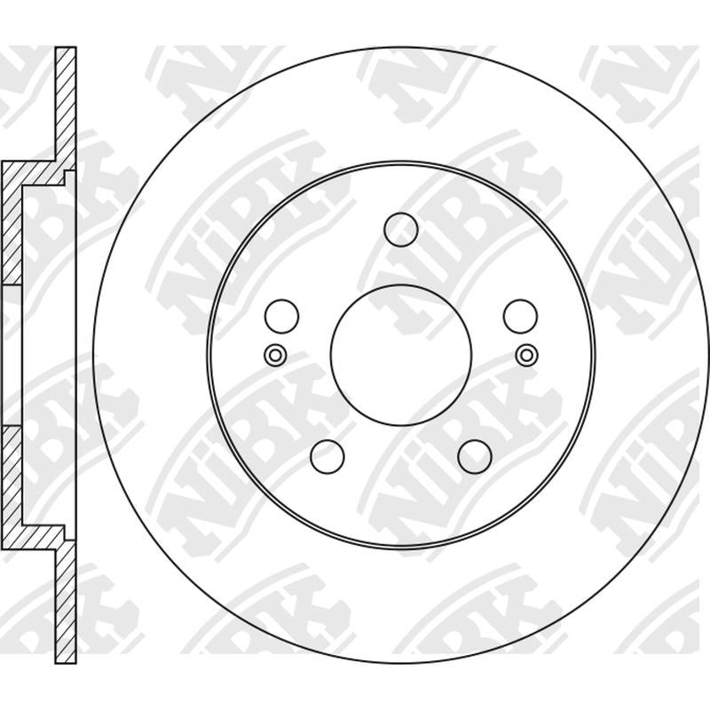 NIBK Rotor RN1567DSET 302mm x 10min