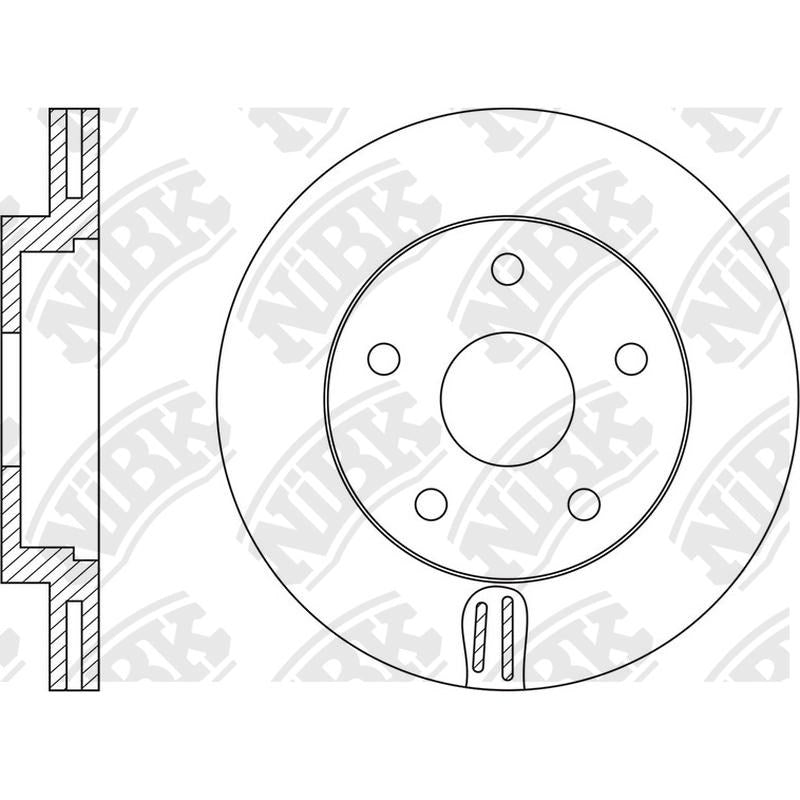 NIBK Rotor RN1568V 296mm x 26min