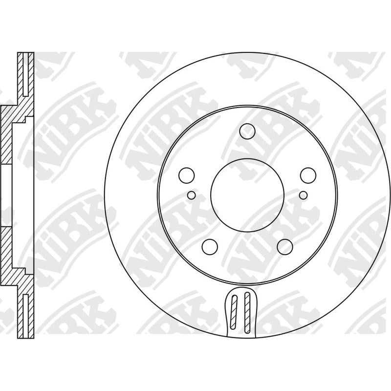 NIBK Rotor RN1574V 324mm x 28min