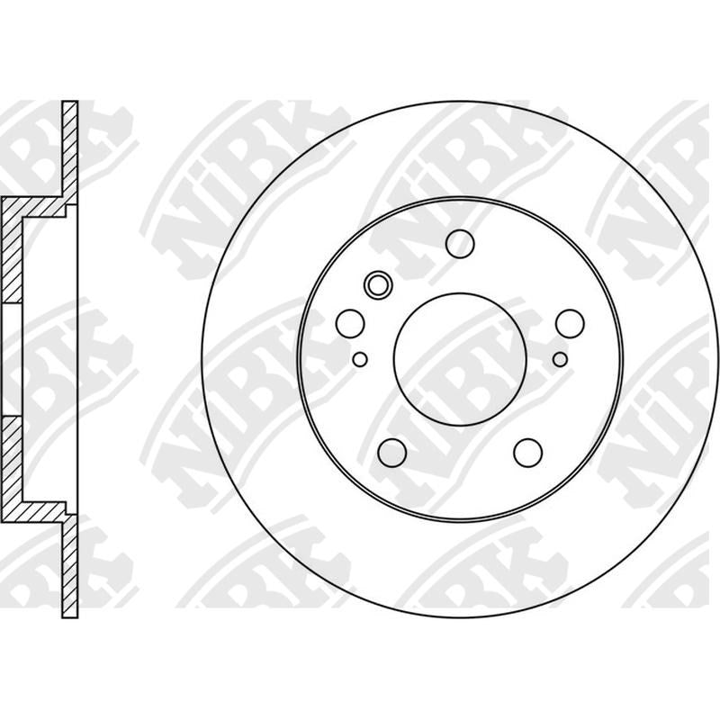 NIBK Rotor RN1575 298mm x 10min