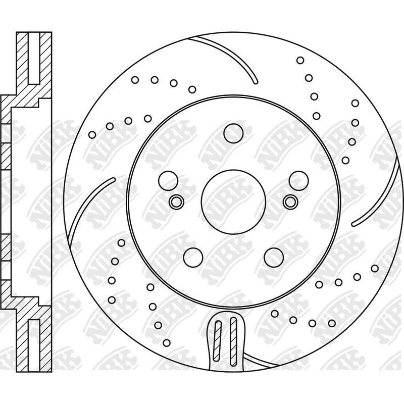 NIBK Rotor RN1578DSET 328mm x 34min