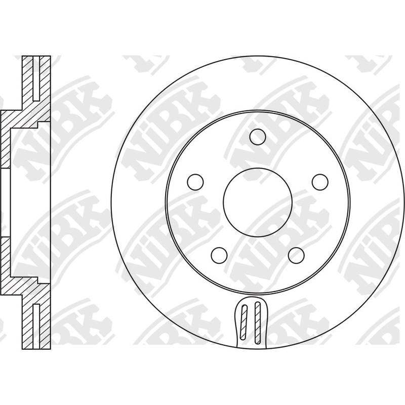 NIBK Rotor RN1585V 290mm x 28min