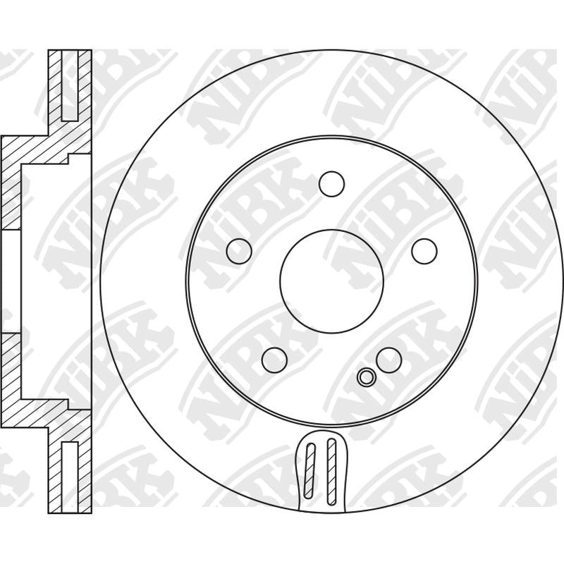 NIBK Rotor RN1588V 300mm x 28min