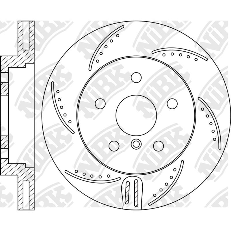 NIBK Rotor RN1590DSET 348mm x 30min