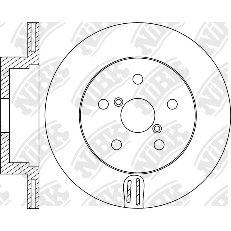 NIBK Rotor RN1597V 316mm x 20min
