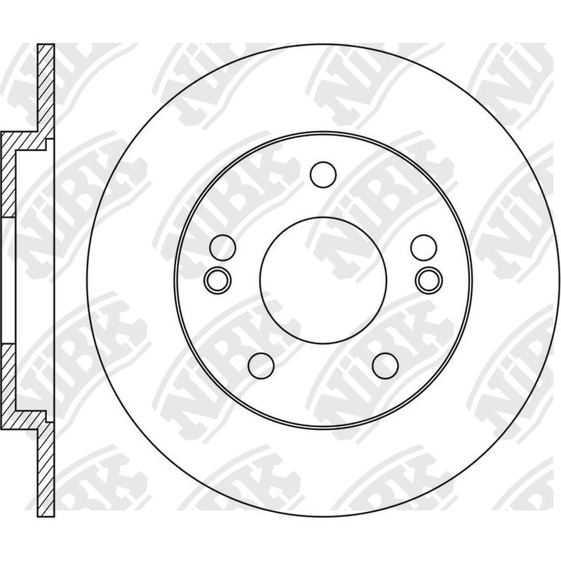 NIBK Rotor RN1601 284mm x 10min