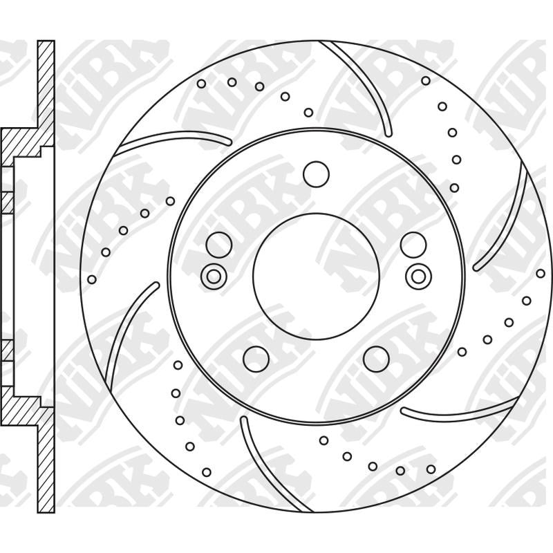 NIBK Rotor RN1601DSET 284mm x 10min