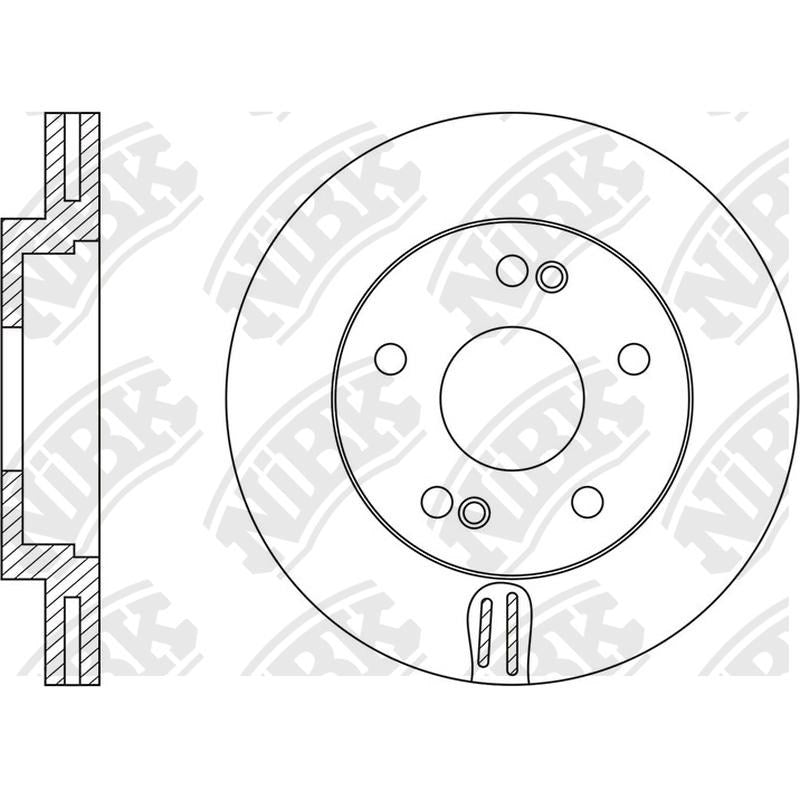 NIBK Rotor RN1606V 275mm x 26min