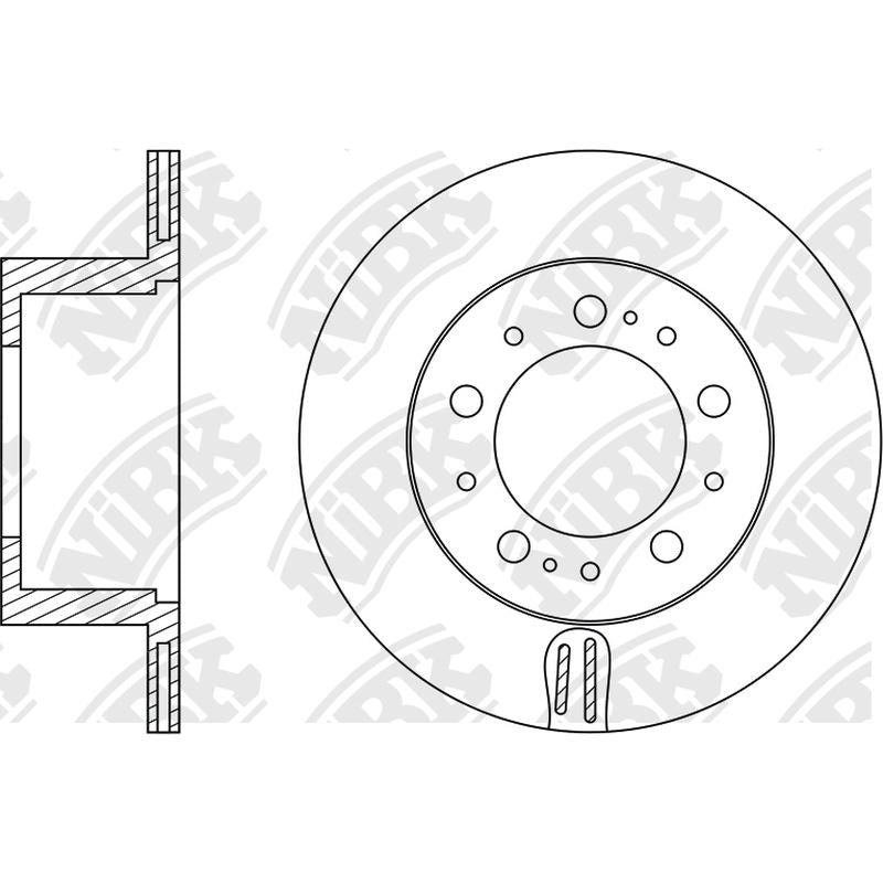 NIBK Rotor RN1607V 335mm x 18min