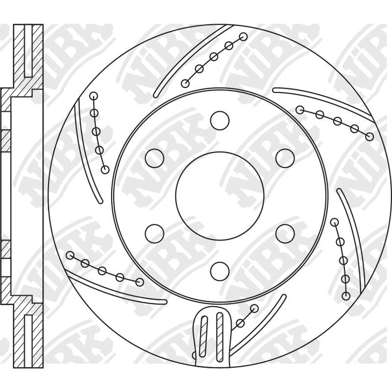 NIBK Rotor RN1615DSET 350mm x 30min