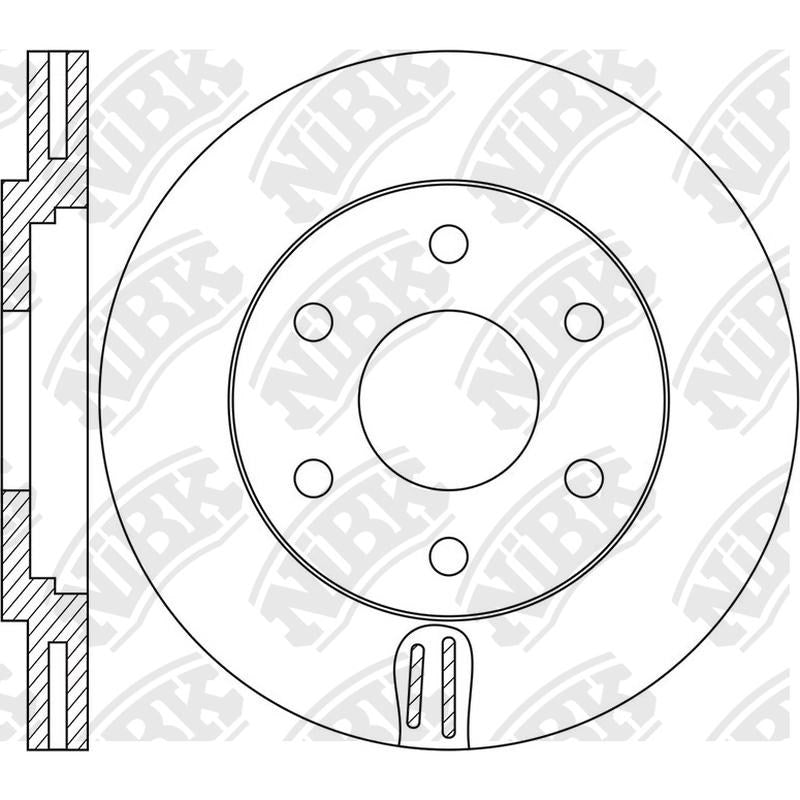 NIBK Rotor RN1615V 350mm x 30min