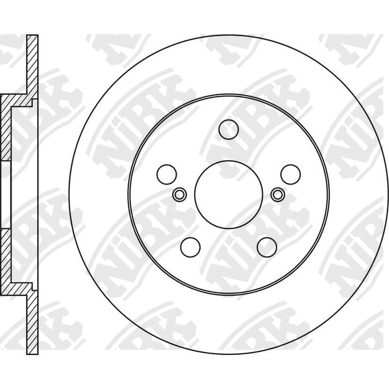 NIBK Rotor RN1626 259mm x 9min