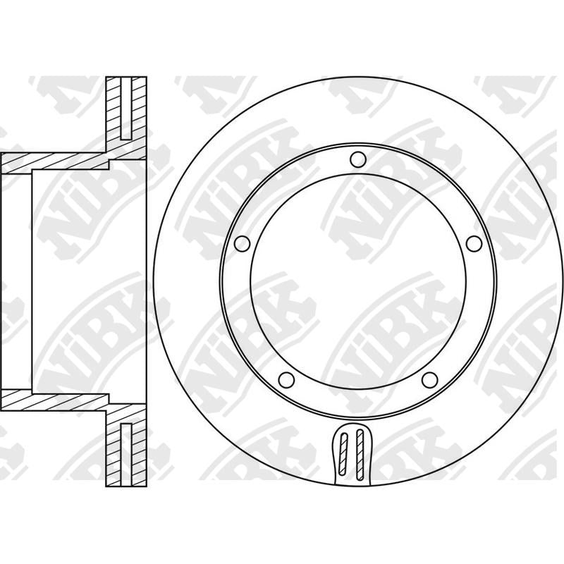 NIBK Rotor RN1629V 304mm x 30min