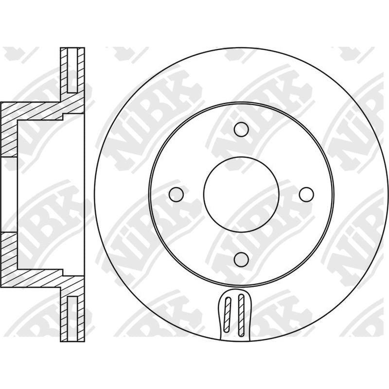 NIBK Rotor RN1630V 246mm x 20min