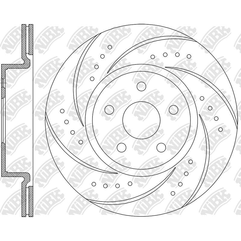 NIBK Rotor RN1632DSET 292mm x 16min