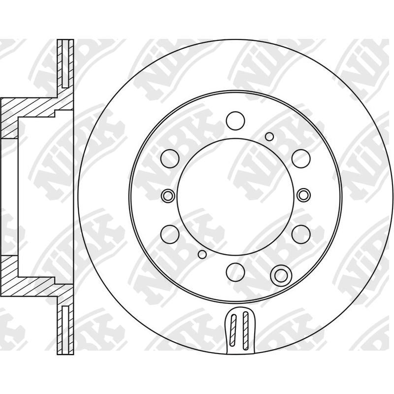 NIBK Rotor RN1633V 291mm x 15min