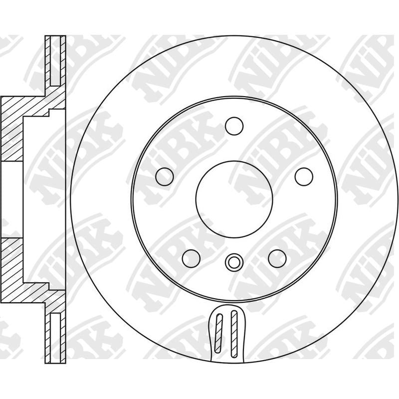 NIBK Rotor RN1640V 320mm x 20min