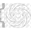 NIBK Rotor RN1644DSET 320mm x 28min