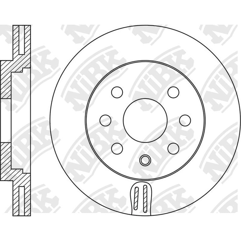 NIBK Rotor RN1647V 260mm x 24min
