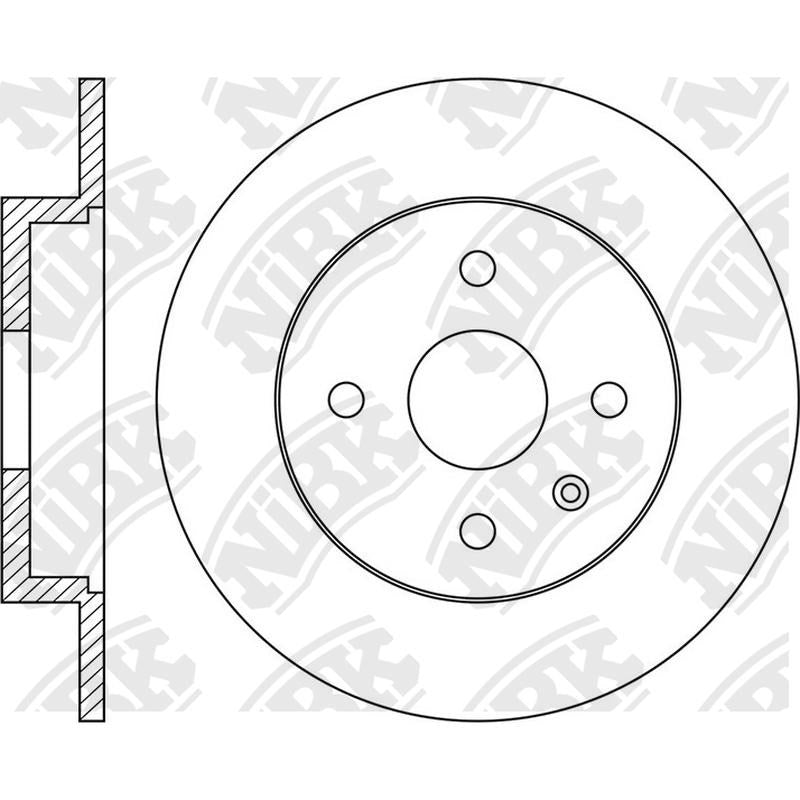 NIBK Rotor RN1648 264mm x 10min