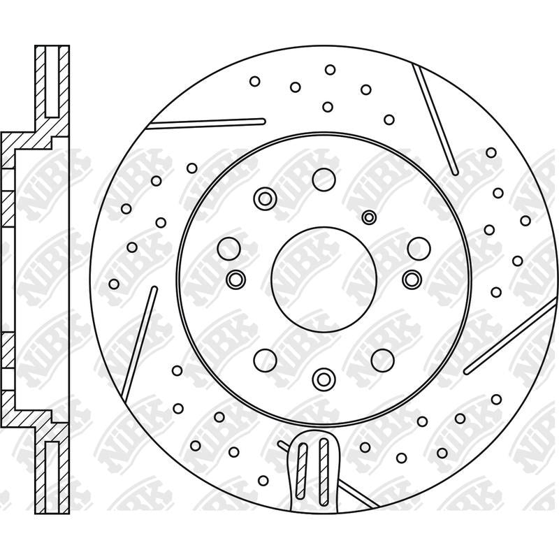 NIBK Rotor RN1649DSET 276mm x 20min