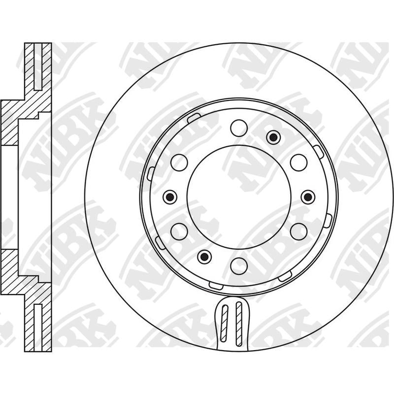 NIBK Rotor RN1651V 276mm x 24min