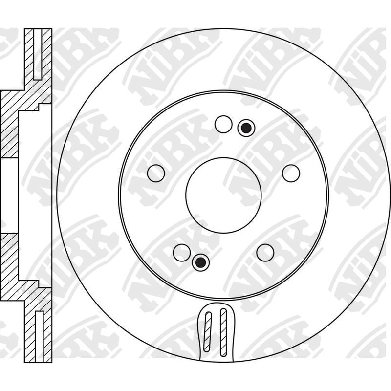 NIBK Rotor RN1653V 305mm x 25min