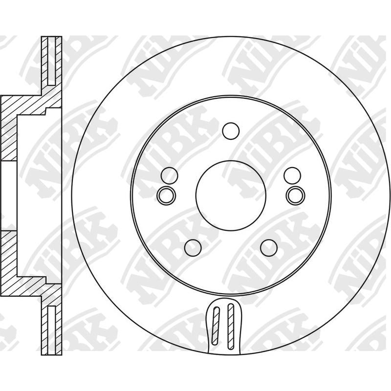 NIBK Rotor RN1654V 314mm x 20min