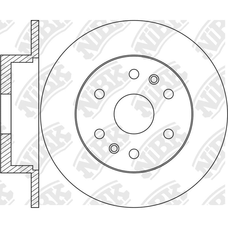 NIBK Rotor RN1655 324mm x 13min