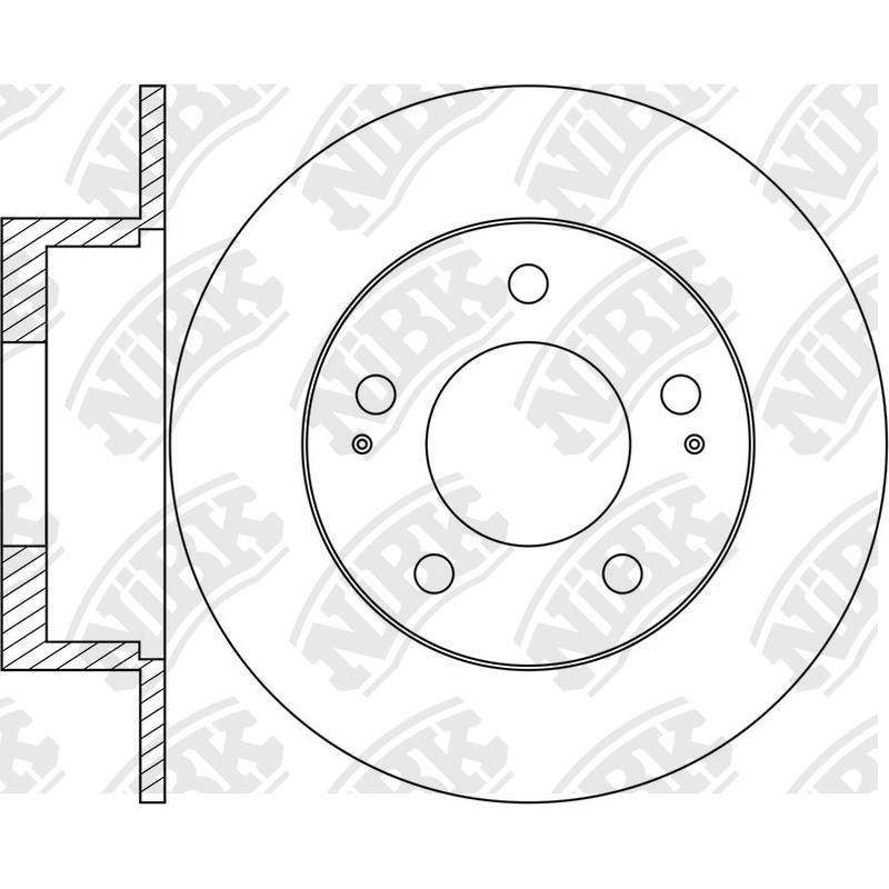 NIBK Rotor RN1657 299mm x 10.2min