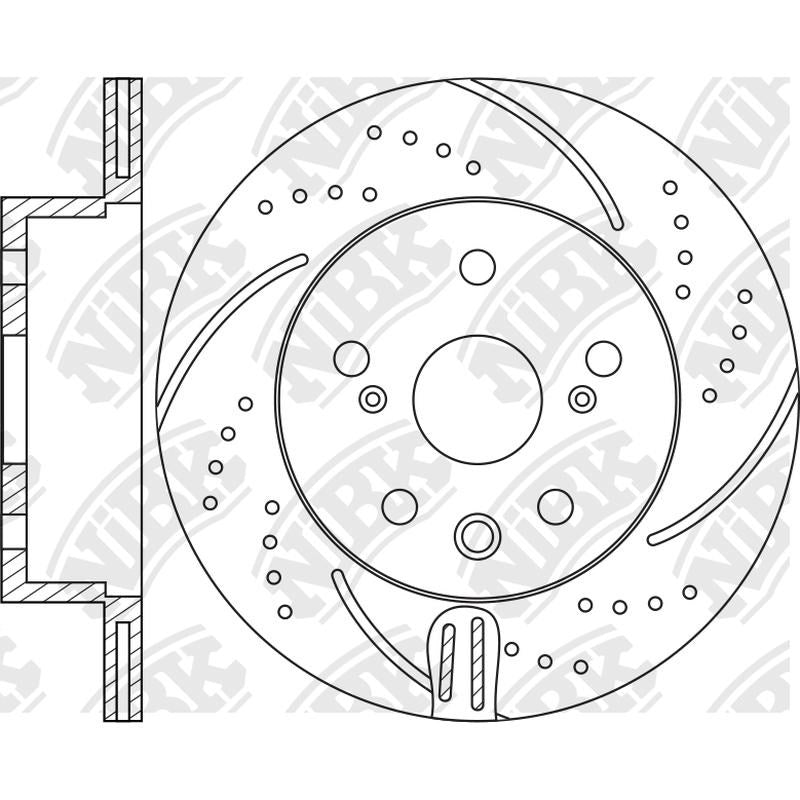 NIBK Rotor RN1665DSET 310mm x 18min
