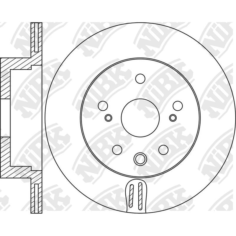 NIBK Rotor RN1665V 310mm x 18min