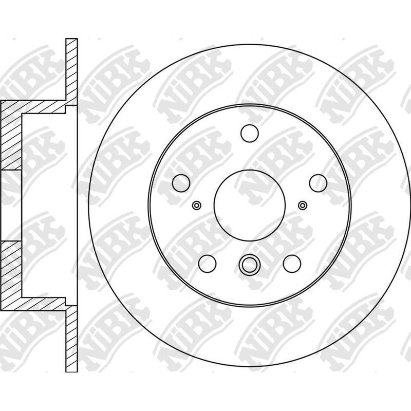 NIBK Rotor RN1666DSET 281mm x 10min