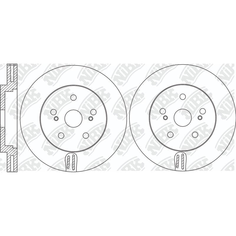 NIBK Rotor RN1668VSET 380mm x 36min