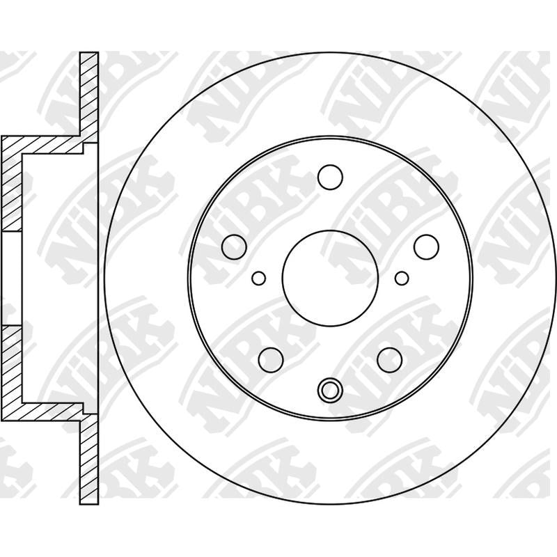 NIBK Rotor RN1670 297.6mm x 12min