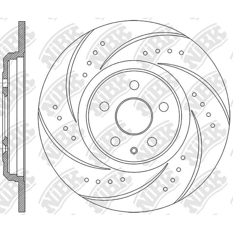 NIBK Rotor RN1676DSET 330mm x 11min