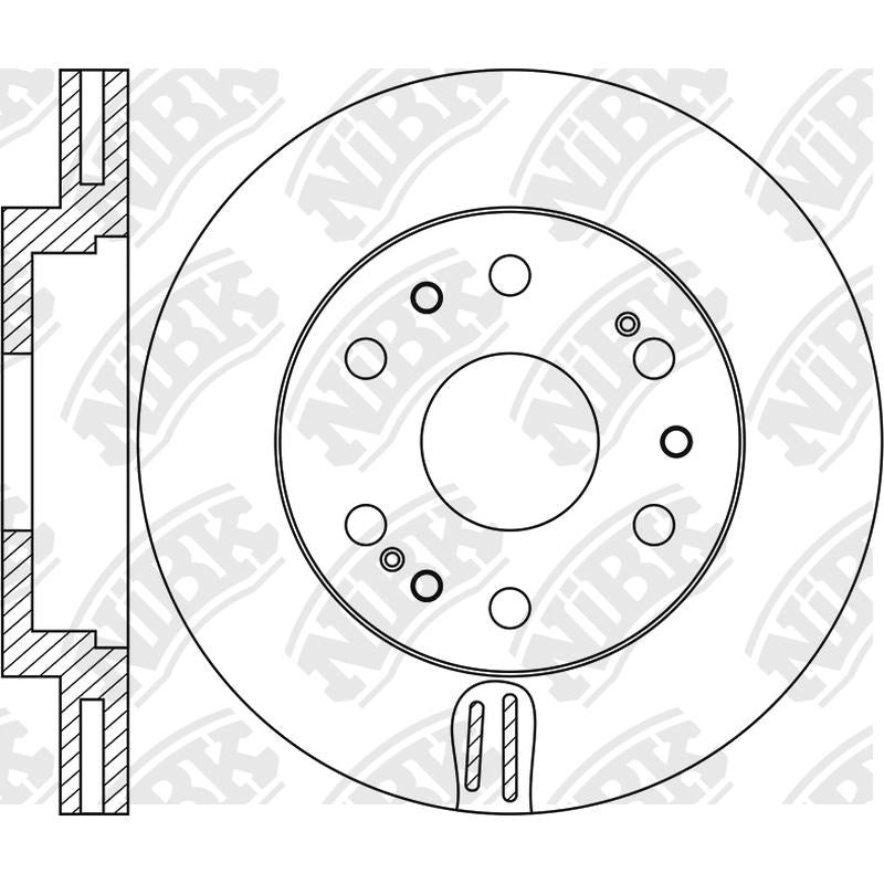 NIBK Rotor RN1678V 330mm x 30min