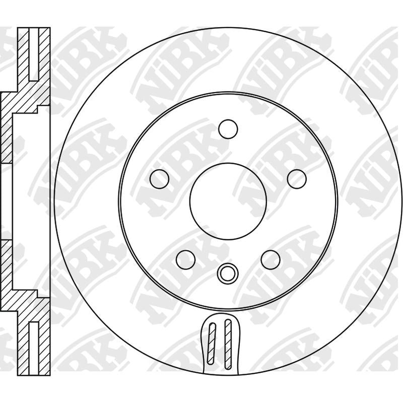 NIBK Rotor RN1679V 321mm x 30min