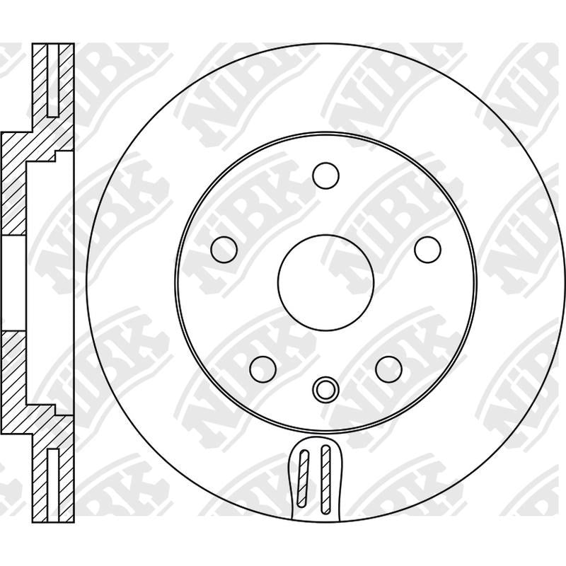 NIBK Rotor RN1680V 300mm x 26min