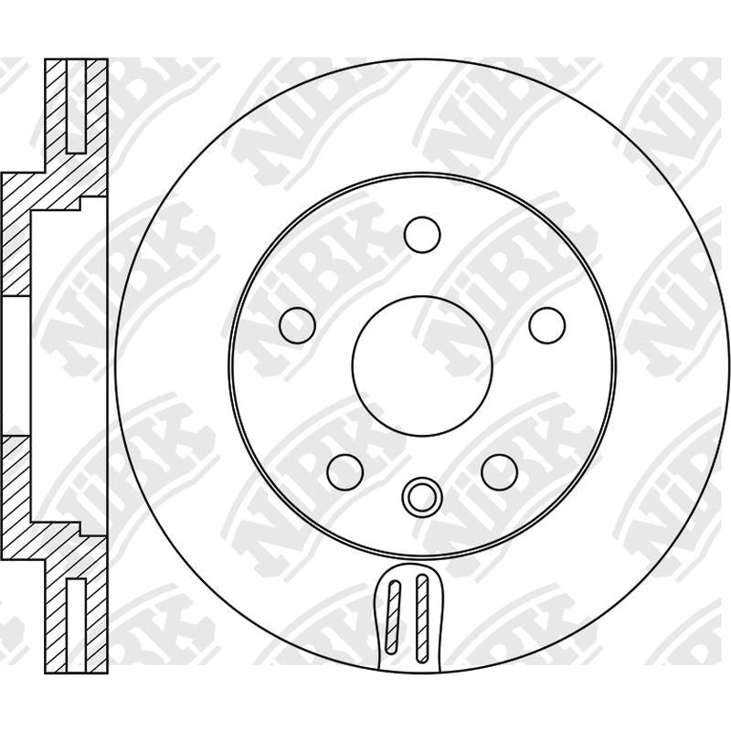 NIBK Rotor RN1684V 296mm x 30min