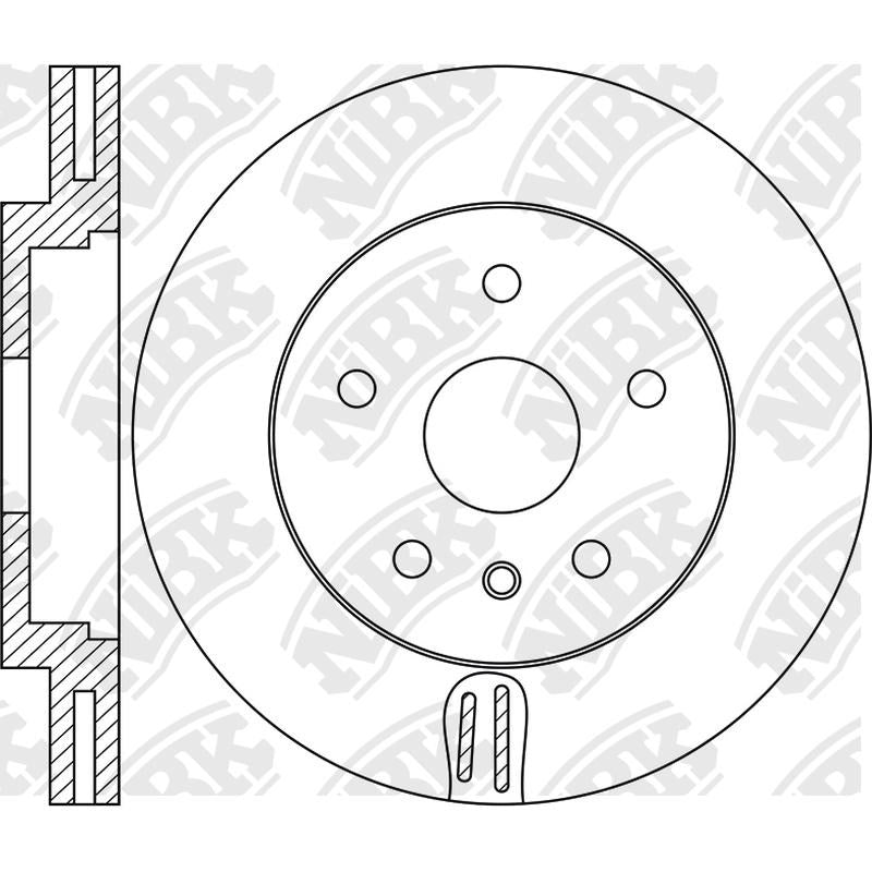 NIBK Rotor RN1686V 321mm x 30min