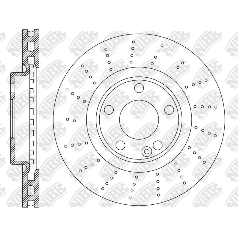 NIBK Rotor RN1697DSET 320mm x 30min
