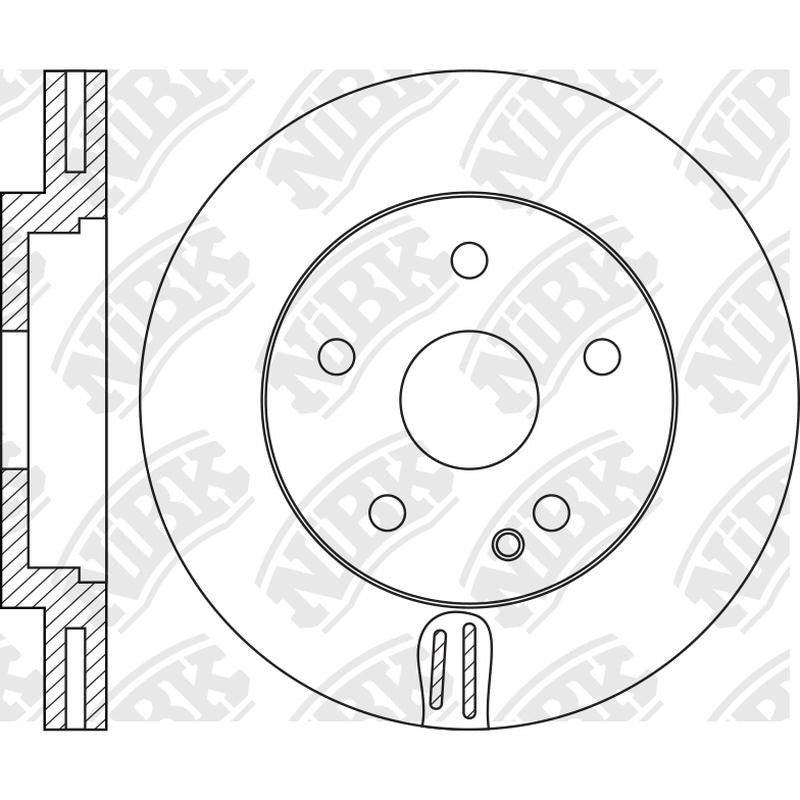 NIBK Rotor RN1697V 320mm x 30min