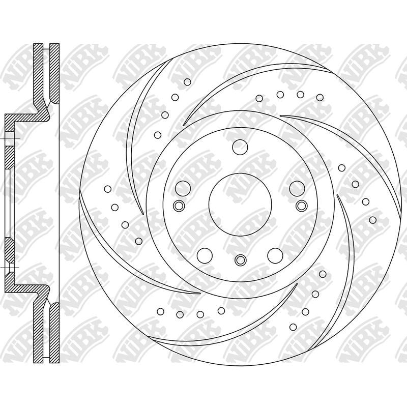 NIBK Rotor RN1698DSET 330mm x 32min