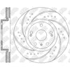 NIBK Rotor RN1698DSET 330mm x 32min